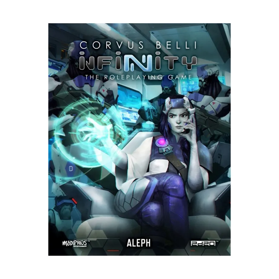 

Aleph, Infinity RPG (Modiphius Entertainment), мягкая обложка