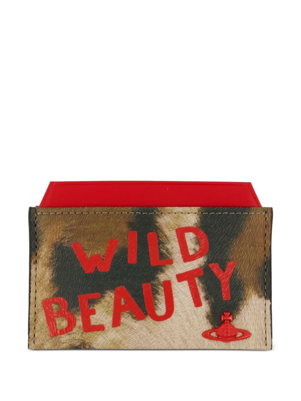 

Держатель для карт с леопардовым принтом Vivienne Westwood, нейтральный