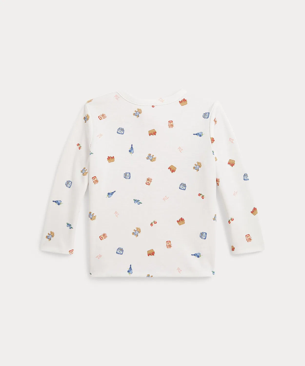 Детская куртка Polo Ralph Lauren Bear reversible cotton jacket розовая — фото 2