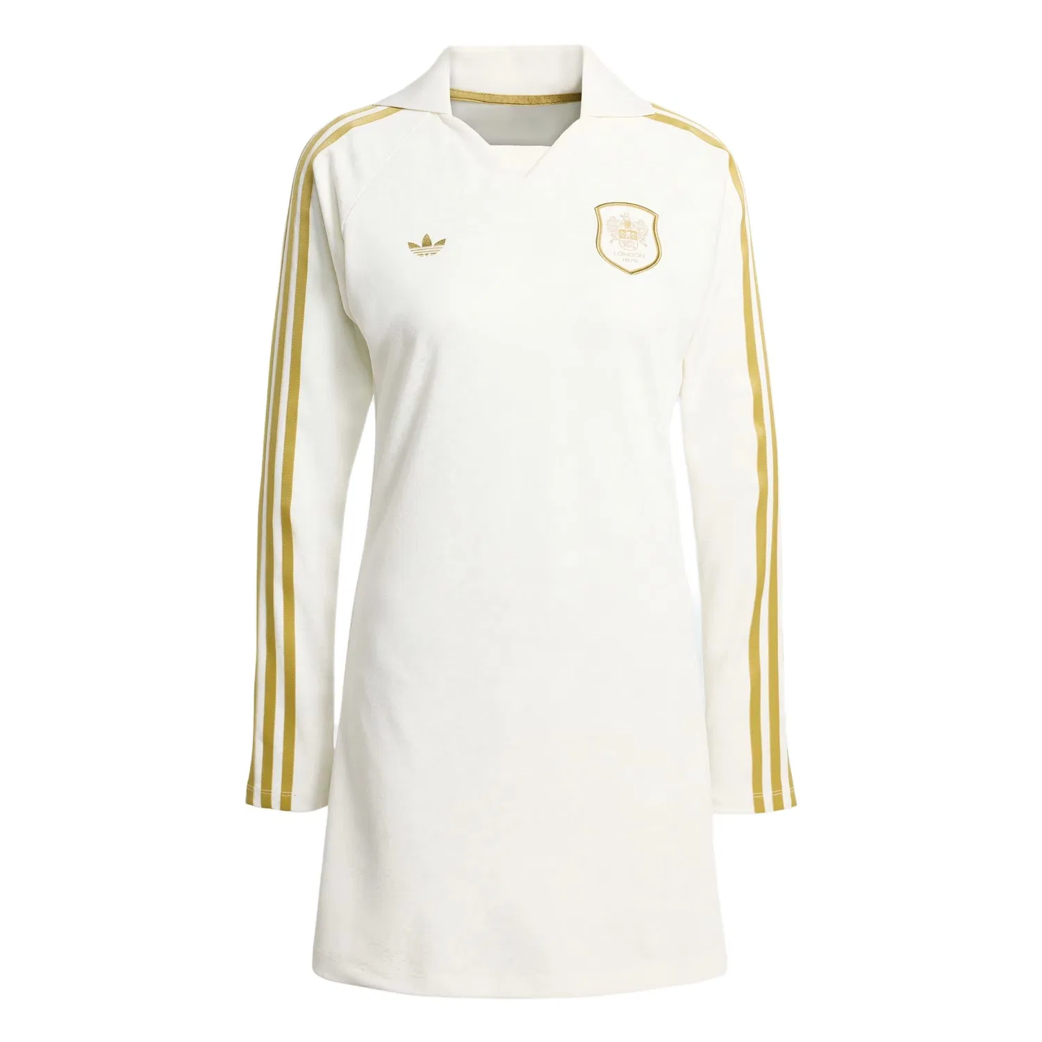 Платье с длинным рукавом Liberty London Adidas Originals Ecru