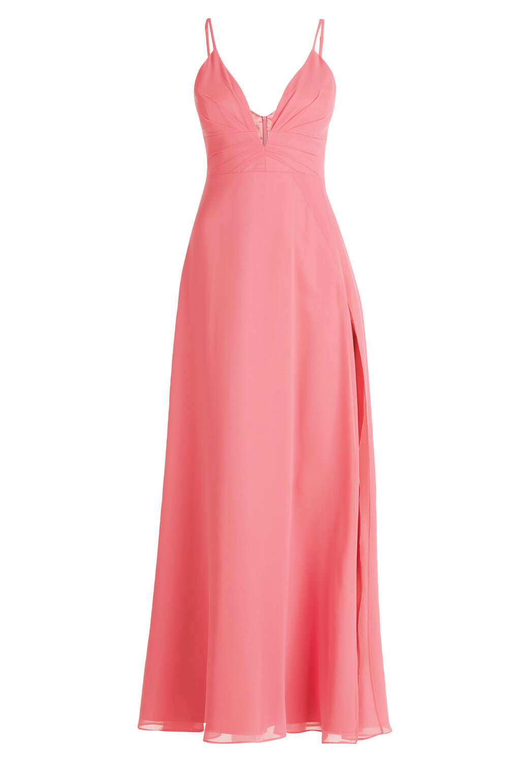 

Платье Vera Mont Chiffon mit V Ausschnitt, цвет Hot Rosè