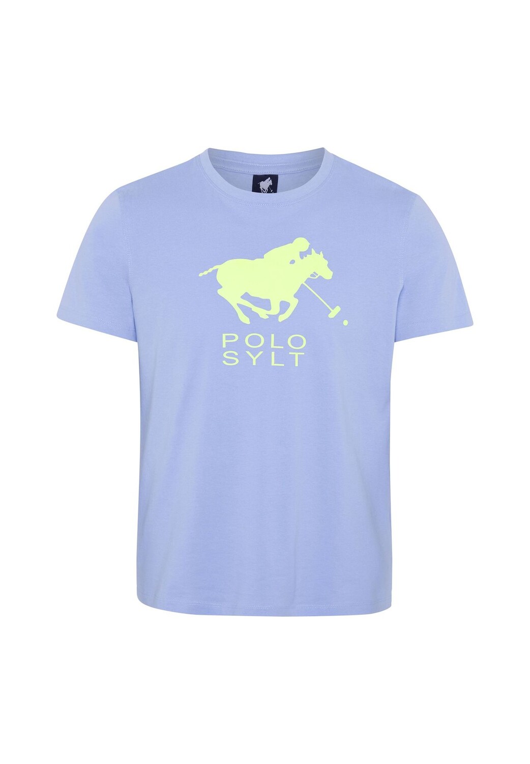 

Футболка с напечатанным логотипом POLO SYLT, цвет Brunnera Blue