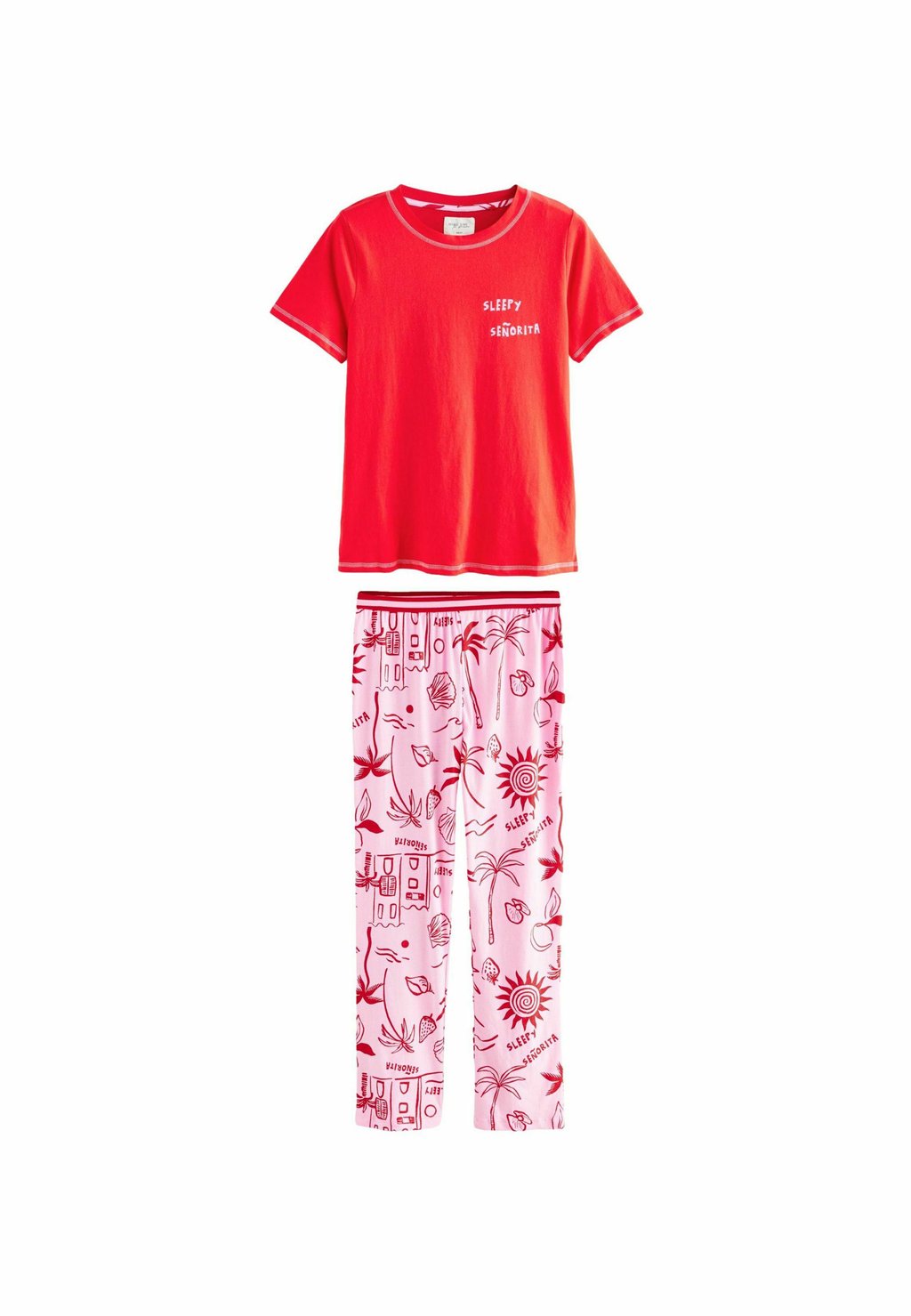 

Пижама SHORT SLEEVE SET Next, красный