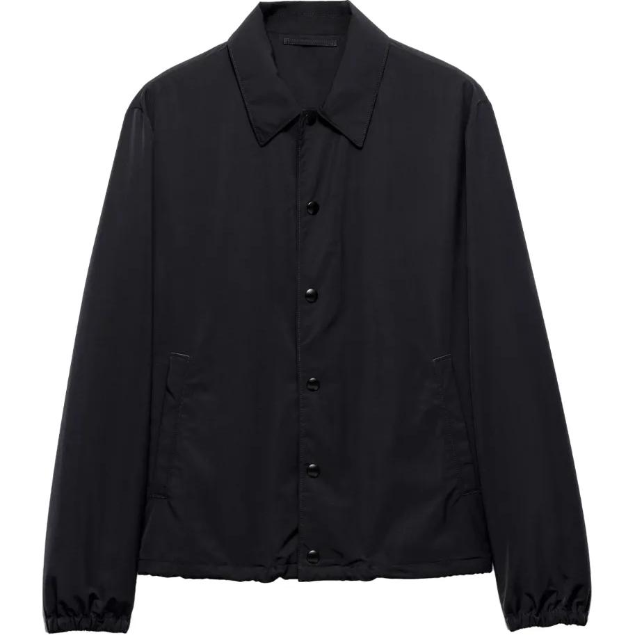 

PRADA Рубашка-куртка с кулиской, Black