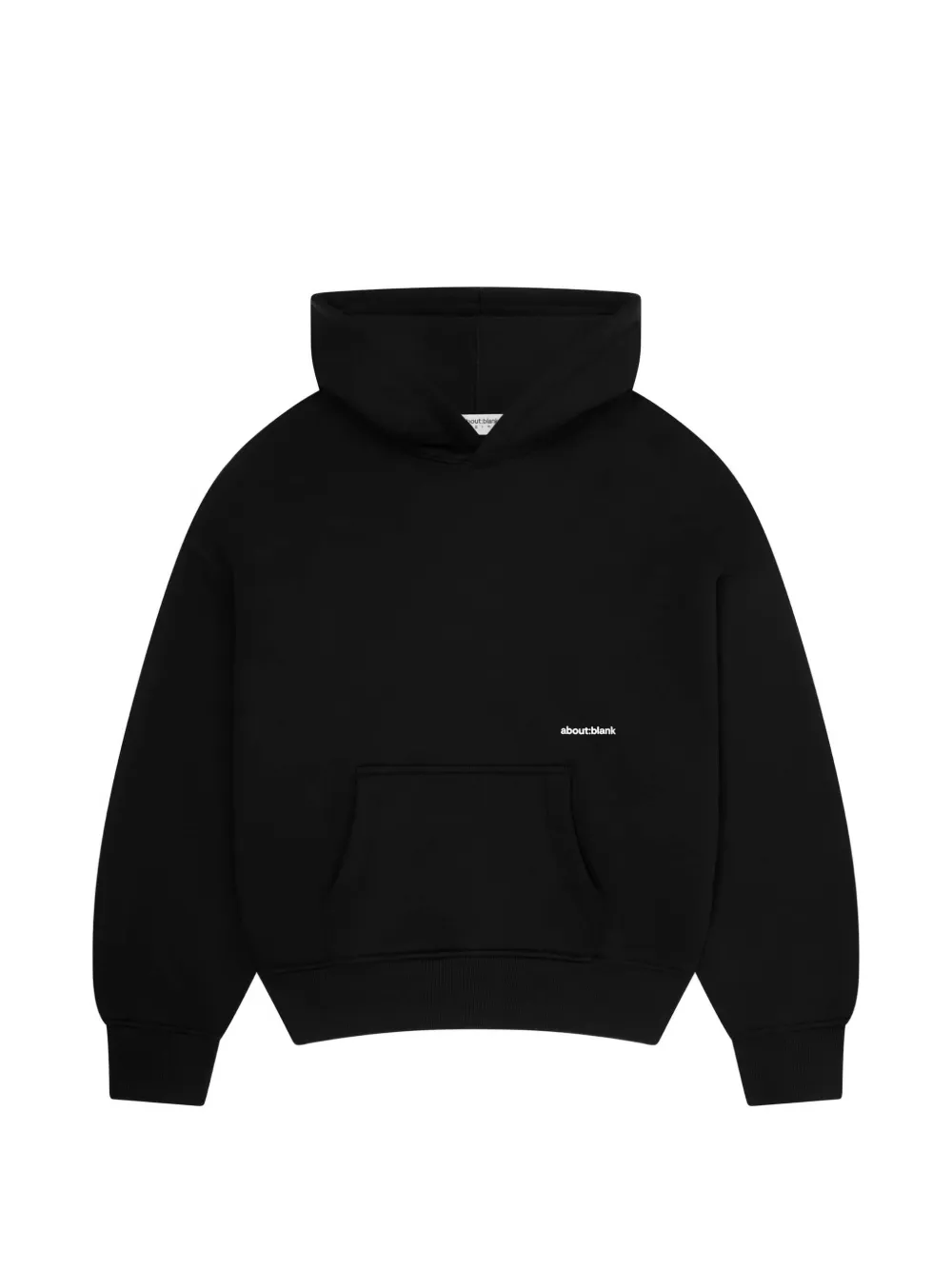 

Худи с принтом логотипа ABOUTBLANK, черный