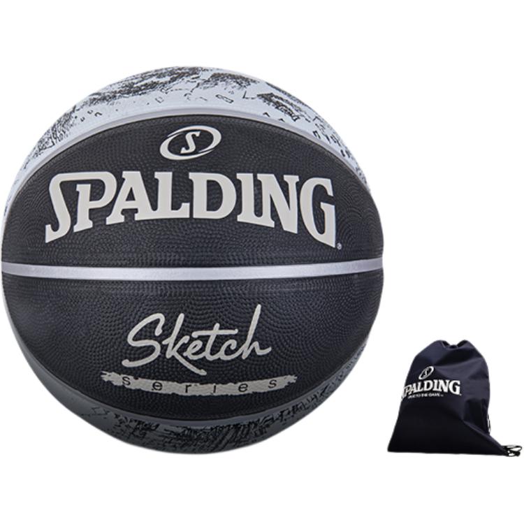 

SPALDING Серия sketch china резиновый баскетбольный мяч black размер 7 тренировочный unisex