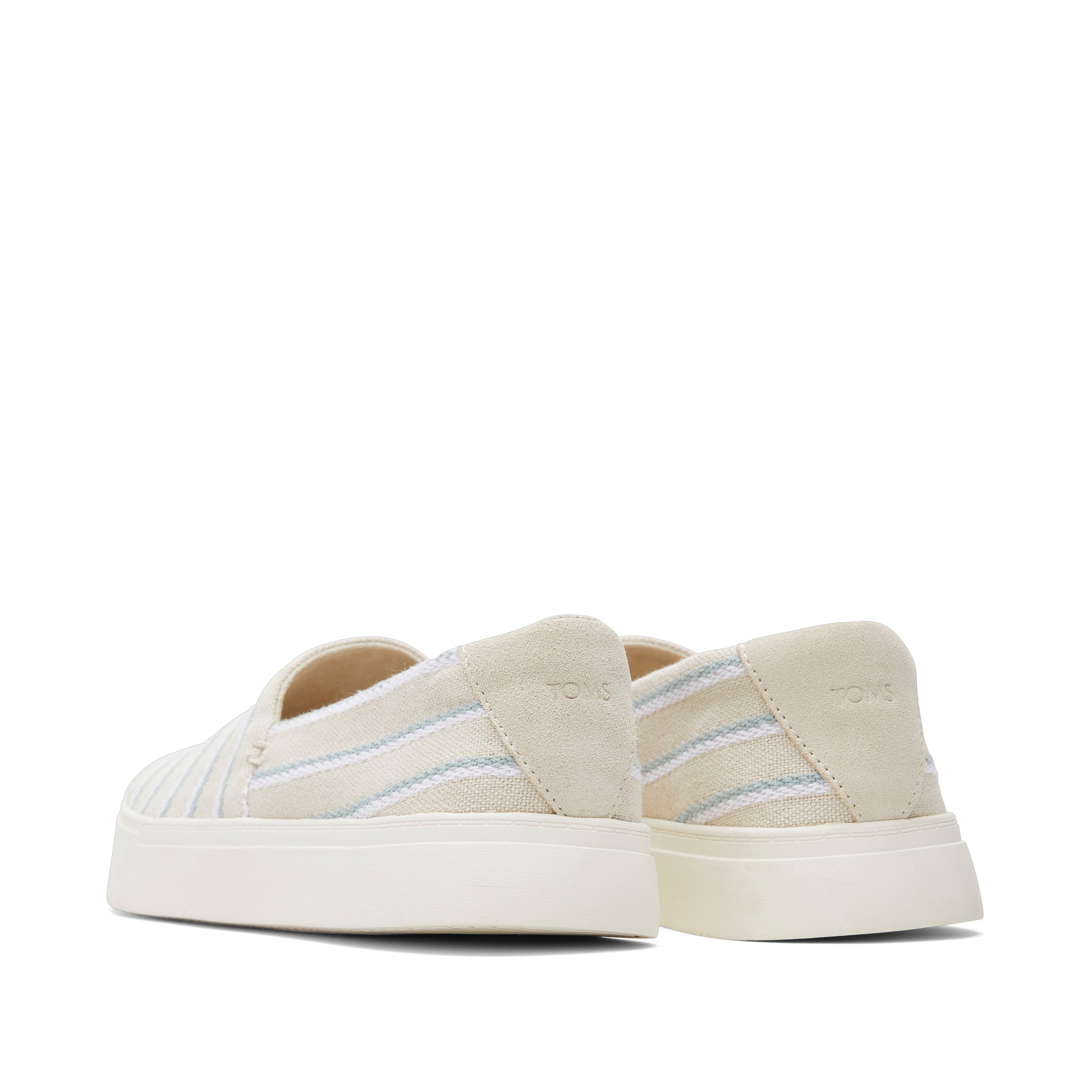 Женские кроссовки Kameron Cream Stripes Slip On TOMS Shoes — фото 3