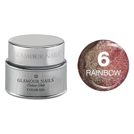 

Гель-лак Glamour Color Rainbow 6-5 миллилитров Vip