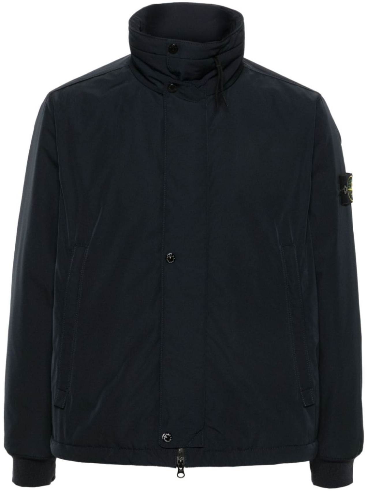 

Stone Island пуховик с нашивкой Compass, синий