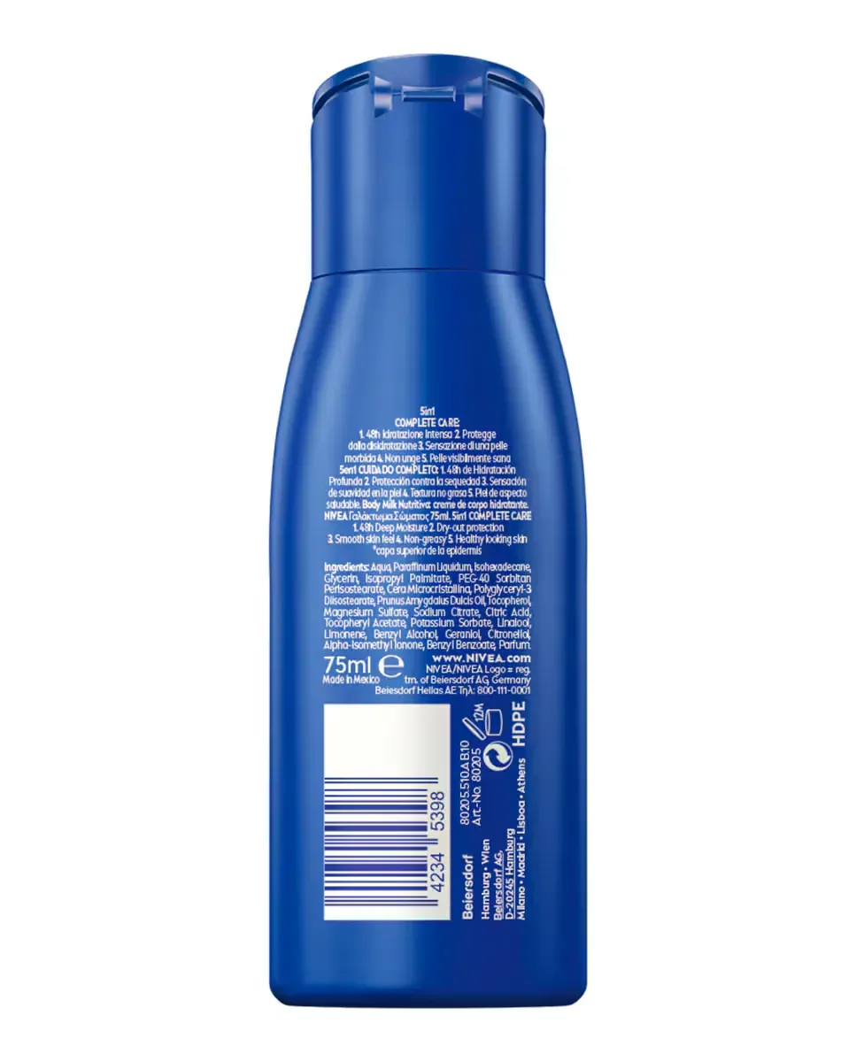 Питательное молочко для тела Body Milk 75 мл Nivea — фото 2