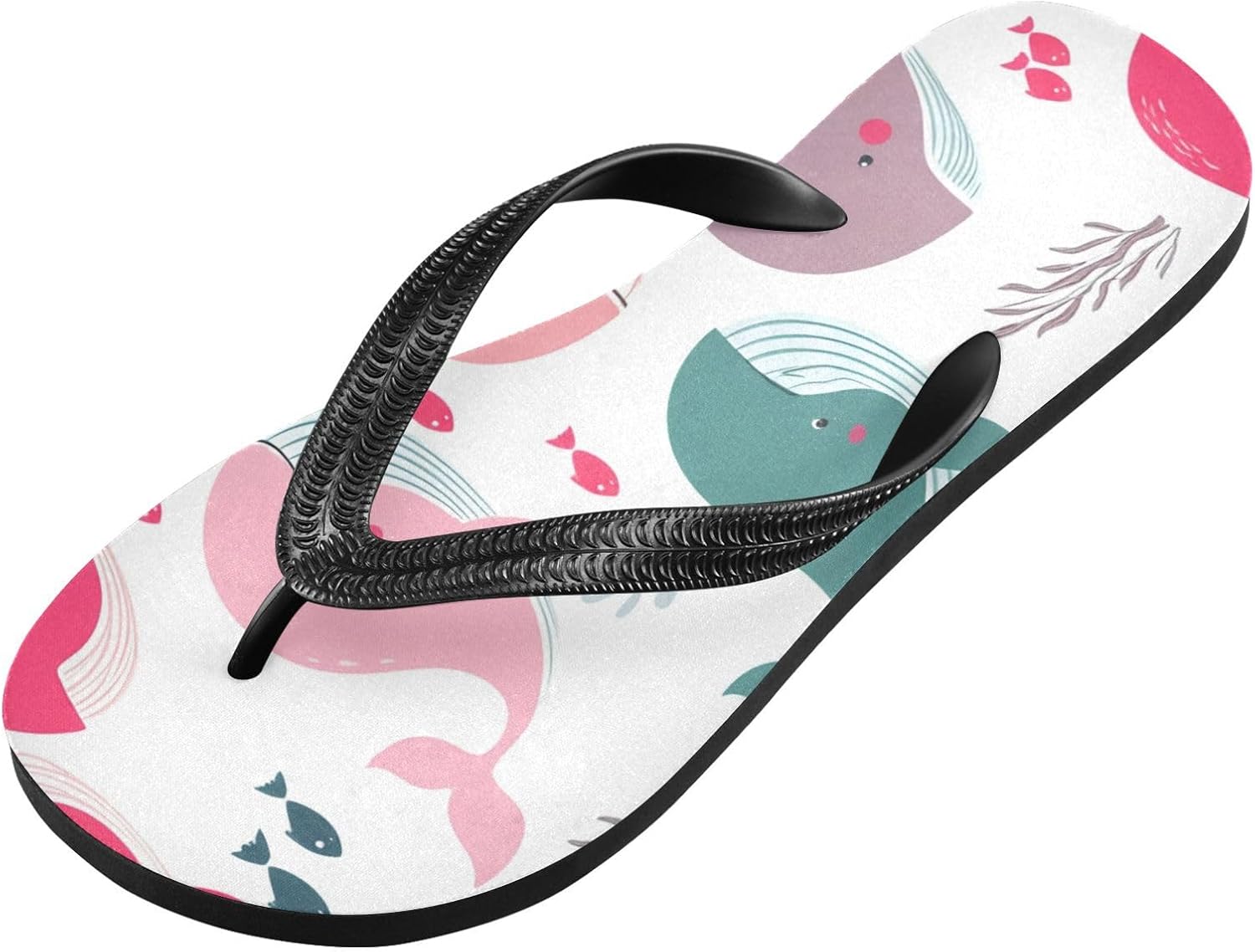 

Женские пляжные шлепанцы UMIRIKO для лета, повседневные, с китом, для быстрого высыхания, сандалии для мужчин A2301243