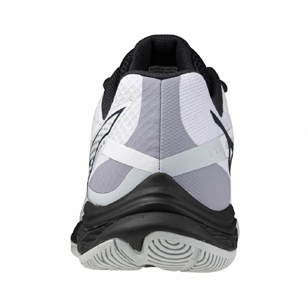 Кроссовки для бадминтона «Wave Fang EL 2» от Mizuno, White X Black — фото 4