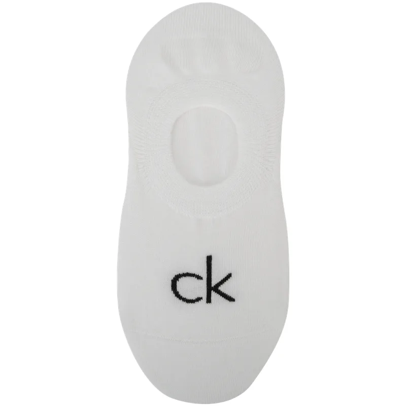 Носочки-невидимки женские 1 пара Calvin Klein, 100-Moon White