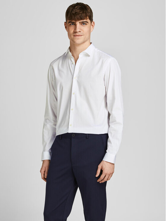

Рубашка узкого кроя Jack&Jones, белый