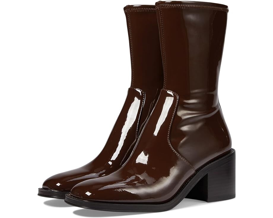 

Ботинки Loeffler Randall Nolan Stretch Ankle Bootie with Block Heel, цвет Espresso