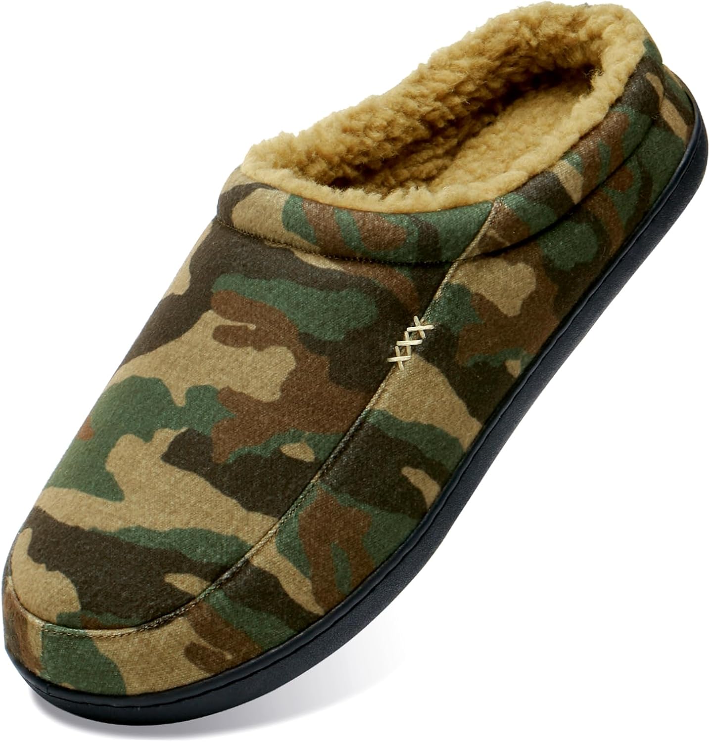 

Мужские уютные тапочки NewDenBer с памятью формы, мягкие, на слипоны, для дома и улицы, зеленый