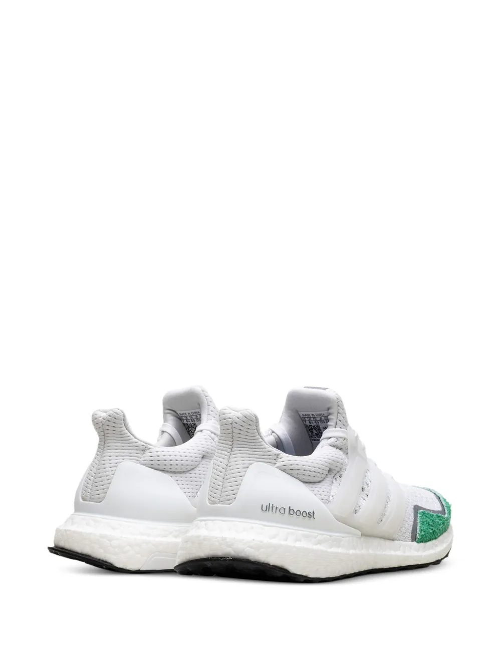 Кроссовки Ultra Boost 1.0 DNA Cloud White/Green Adidas, белый — фото 4