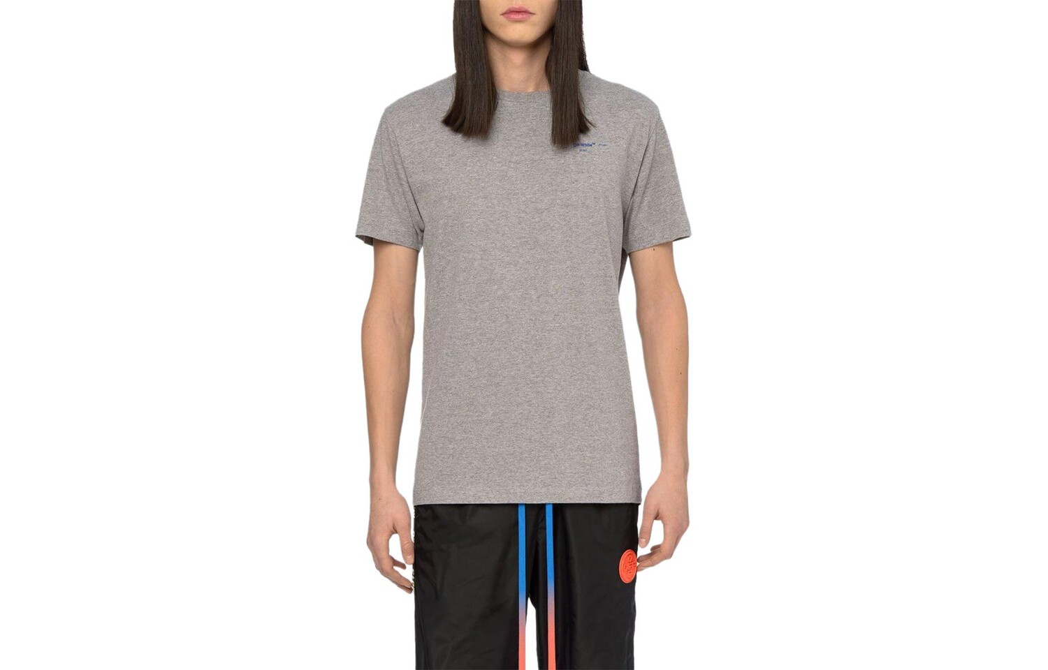 

Футболка мужская серая Off-White, серый