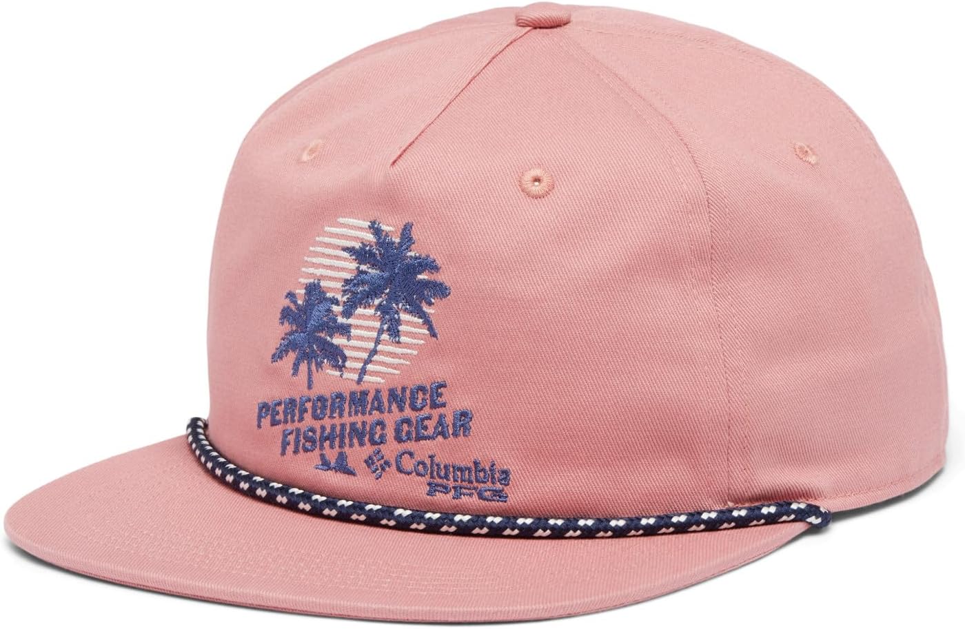 

Columbia Unisex-Adult PFG Back Tack Snap Back, Sandalwood Pink/Pfg Palms