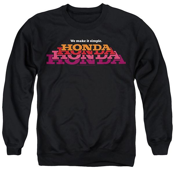 

Мужской свитшот Honda Make It Simple Licensed Character