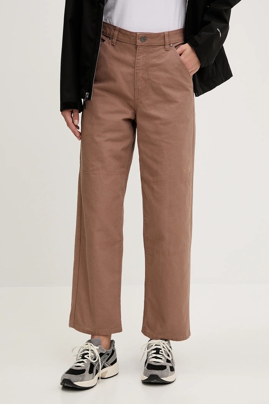 

Хлопковые брюки Cedar Canvas Work The North Face, коричневый