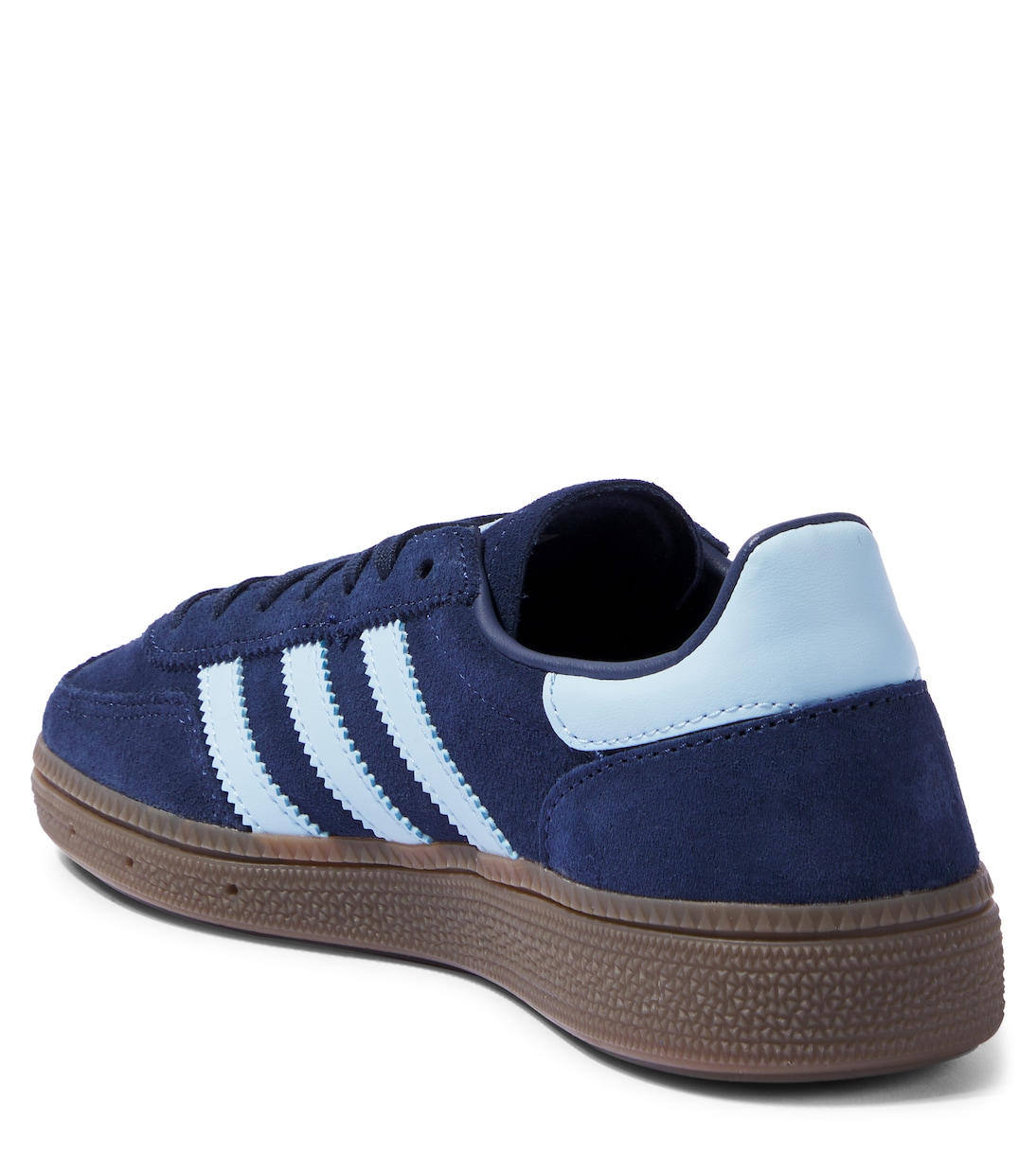 Кроссовки Handball Spezial из замши Adidas Originals Kids, Collegiate Navy/Clear Sky/Gum5 — фото 3