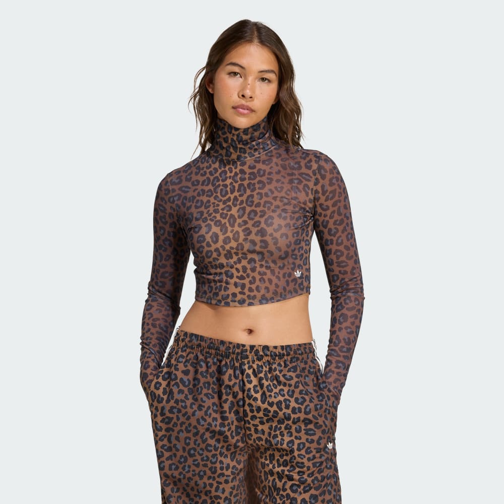 

Лонгслив Adidas Leopard Long Sleeve Tee, цвет Multicolor