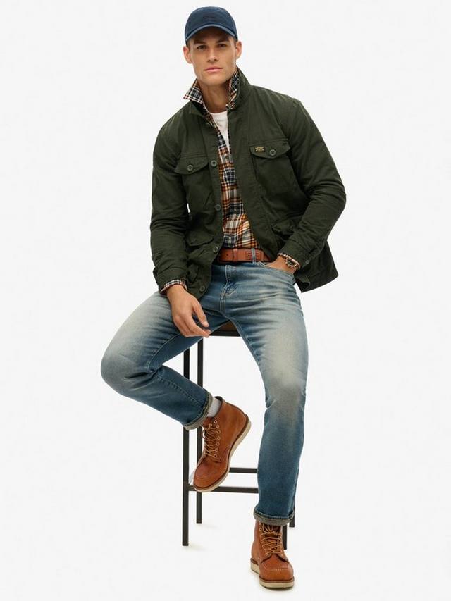 

Винтажная вышитая шапочка Superdry, цвет Eclipse Navy