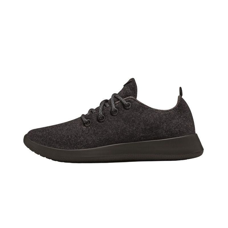 

Allbirds Кроссовки для бега с низким верхом, устойчивые к истиранию и скольжению, мужские, натурального черного цвета