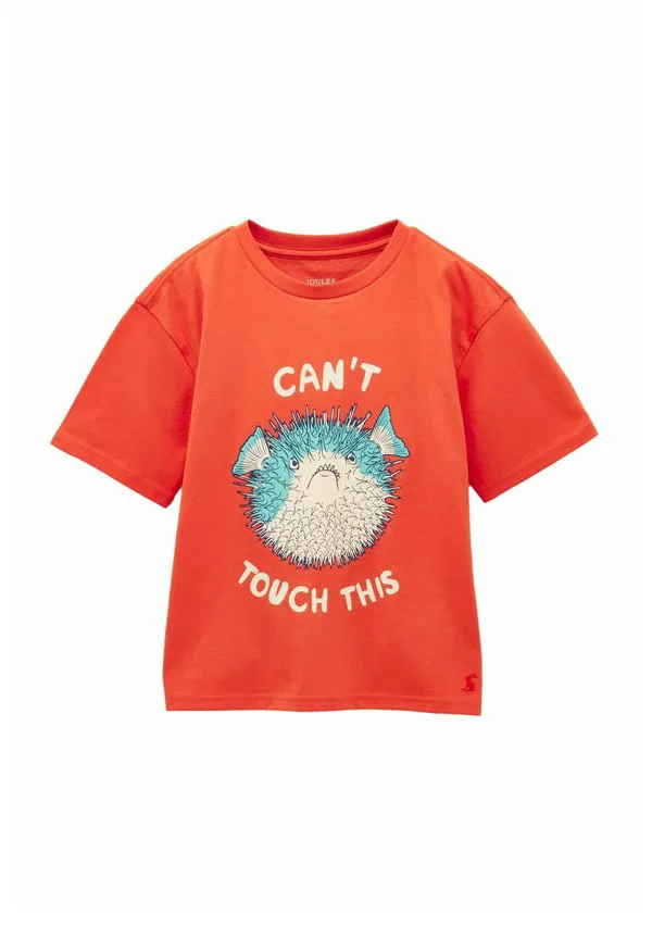Футболка с коротким рукавом и принтом арчи Joules, Orange