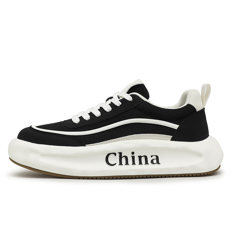 

Износостойкие низкие мужские кроссовки Kung Fu partners, White Black