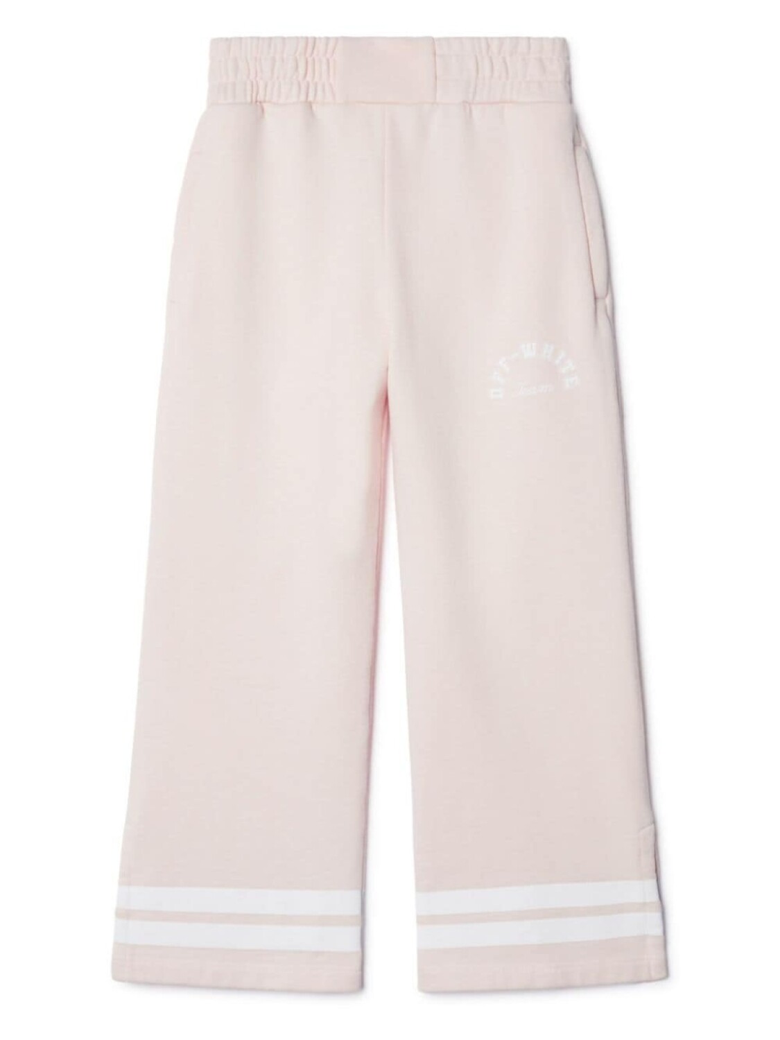 

Off-White Kids брюки Team 23 широкого кроя, розовый