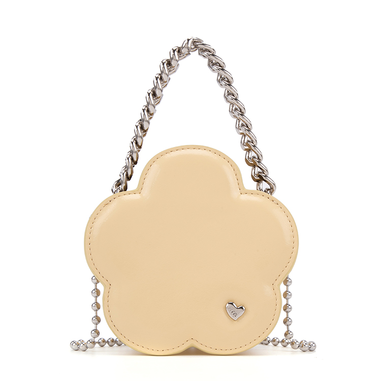 

ELLE Сумка через плечо из коровьей кожи, кроссбоди, женская, белая/желтая