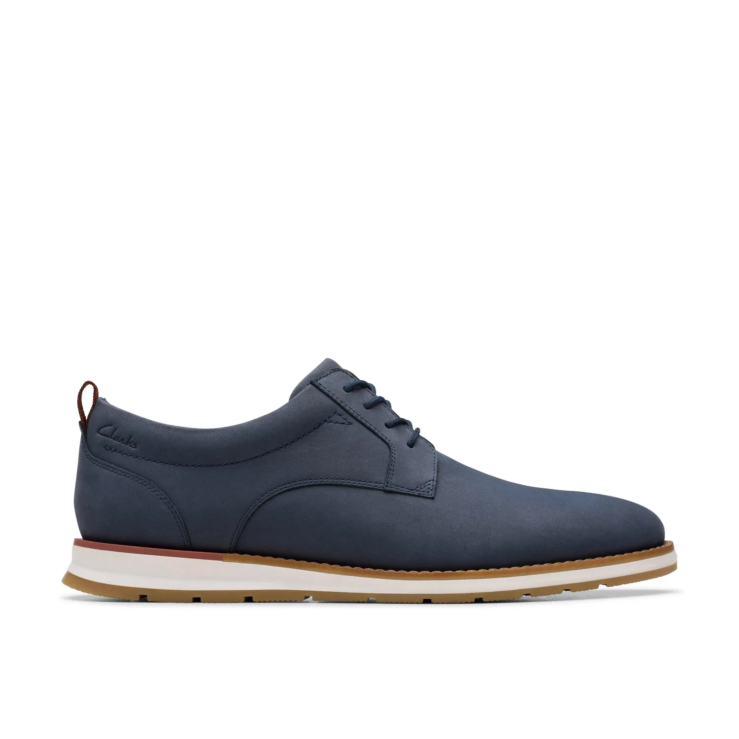 Кеды из нубука Clarks Lapford Lace, синий