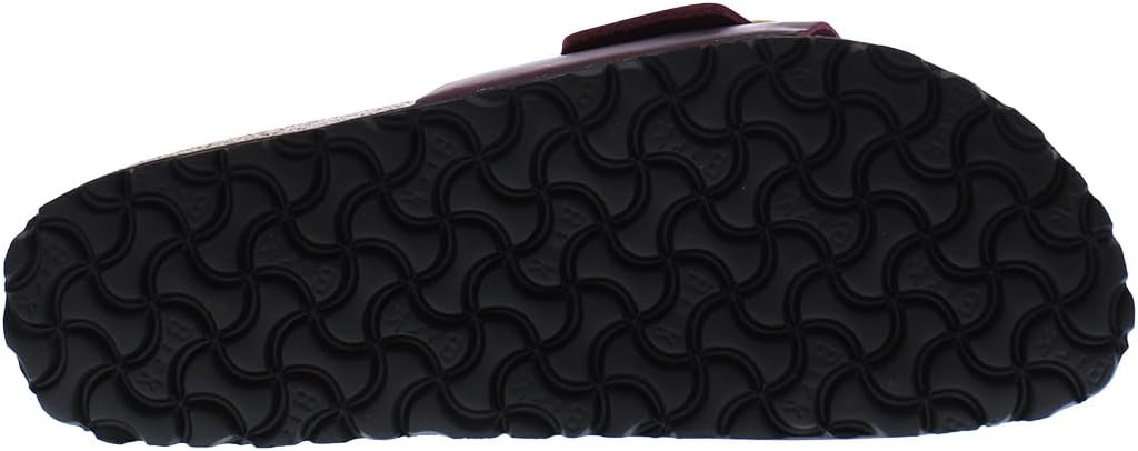 Женские сандалии Birkenstock Madrid с открытым носком, черно-белая кожа — фото 4