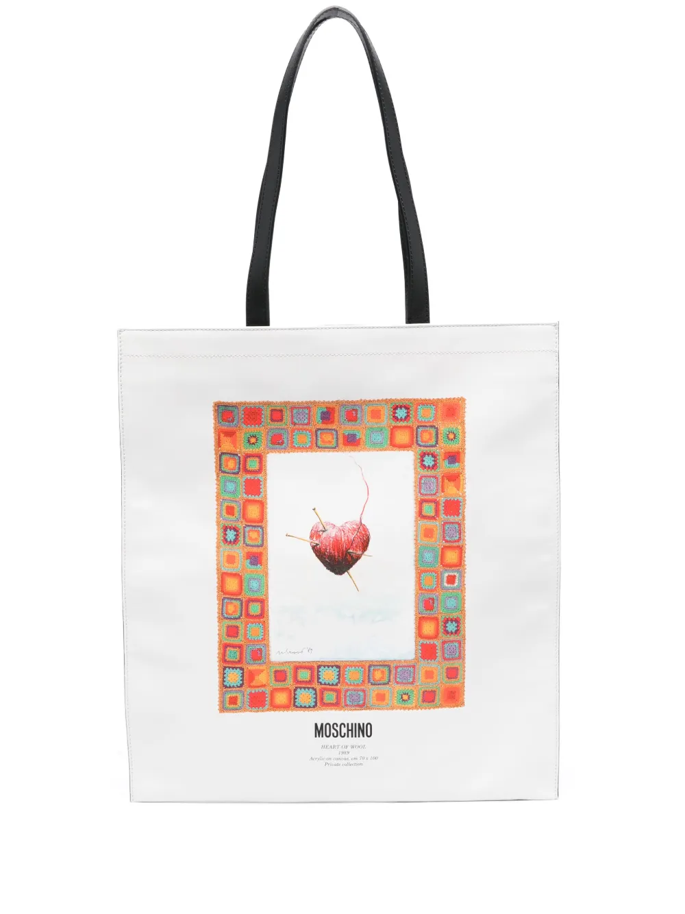 

Сумка на плечо Heart of Wool Moschino, белый