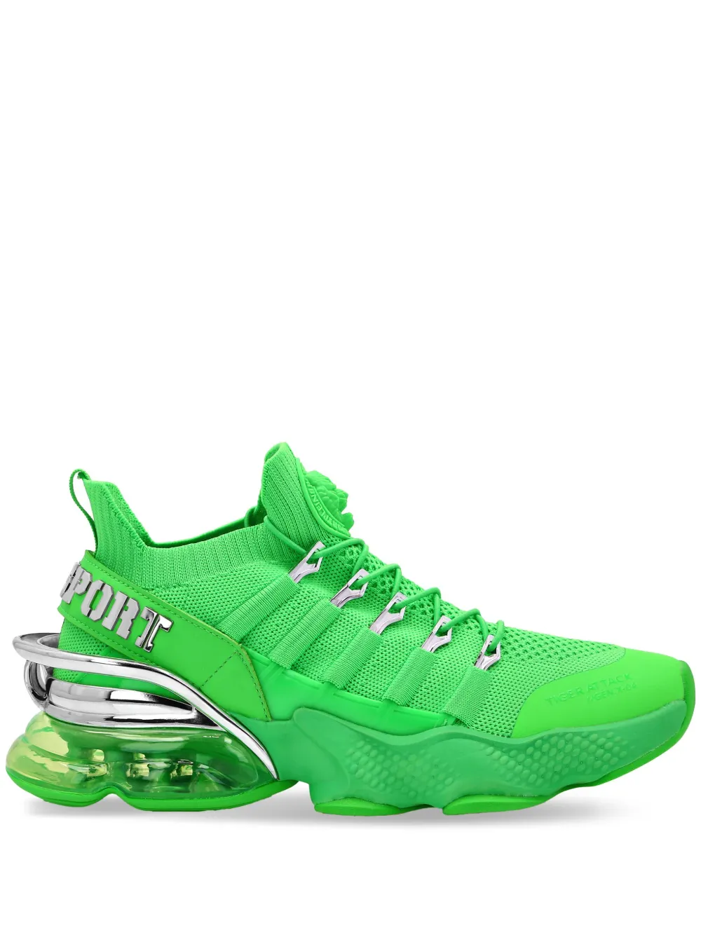 Кроссовки Tiger Attack Gen X 04 Philipp Plein, зеленый