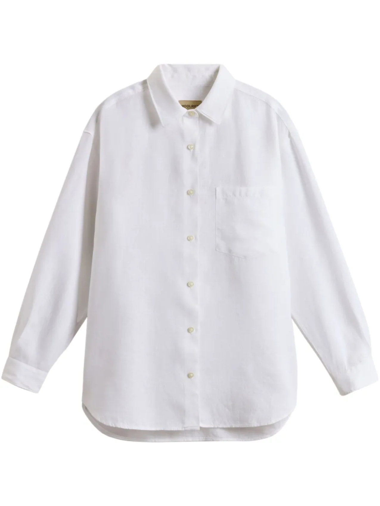 

Woolrich льняная рубашка, белый