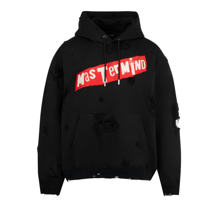 

Худи Mastermind Distressed Hoodie, Black