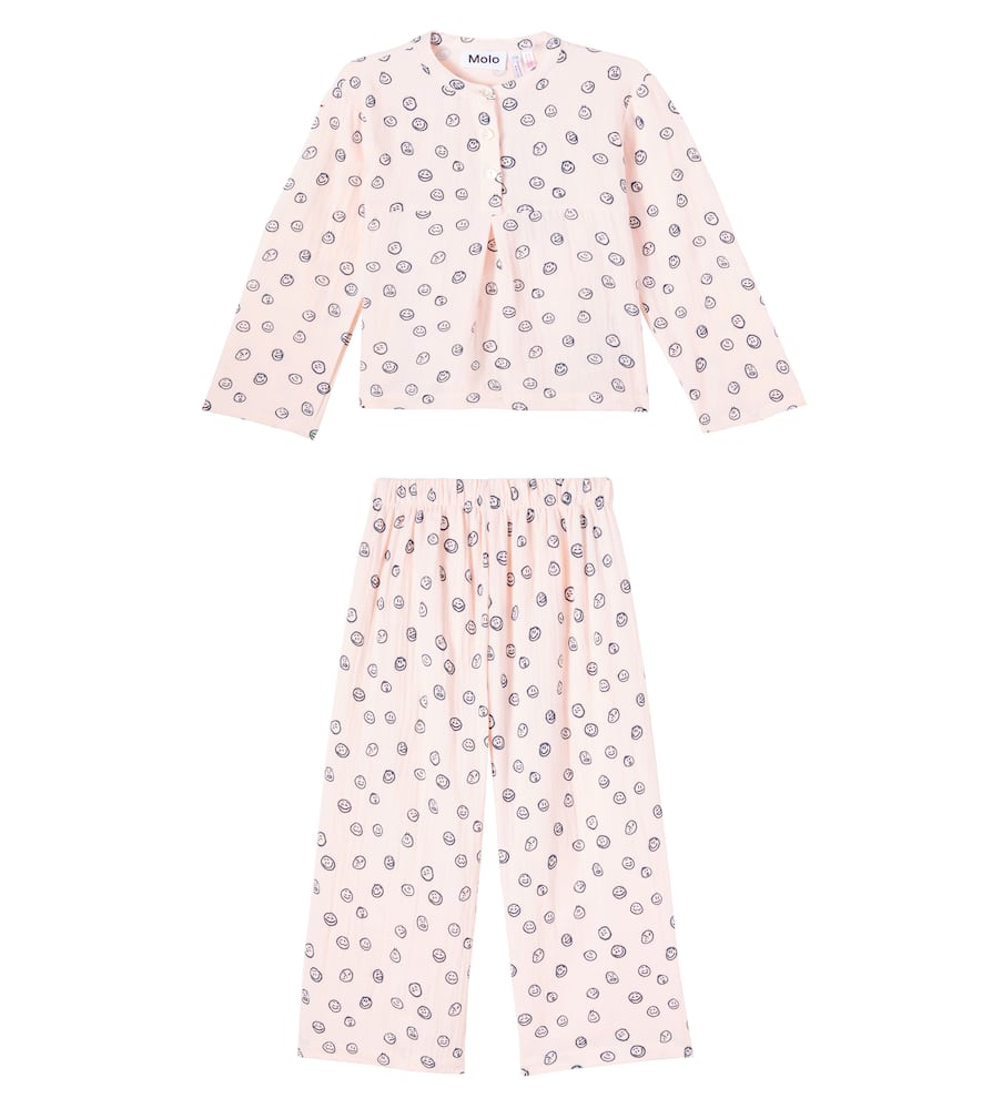 

Льняные пижамы из хлопка с принтом Molo, Rose Hips Moods