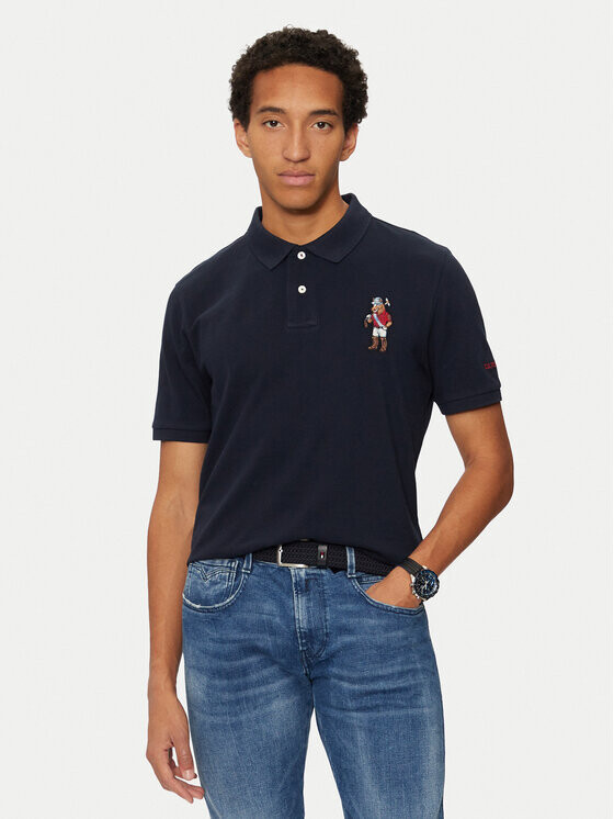 

Рубашка поло стандартного кроя U.S. Polo Assn., синий