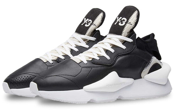 Кроссовки adidas Y-3 Kaiwa 'Core Black', черный — фото 2