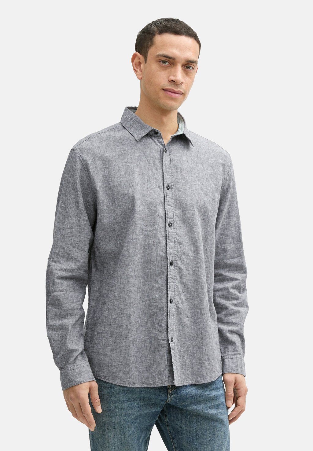 

Рубашка REGULAR FIT TOM TAILOR, светло-серый