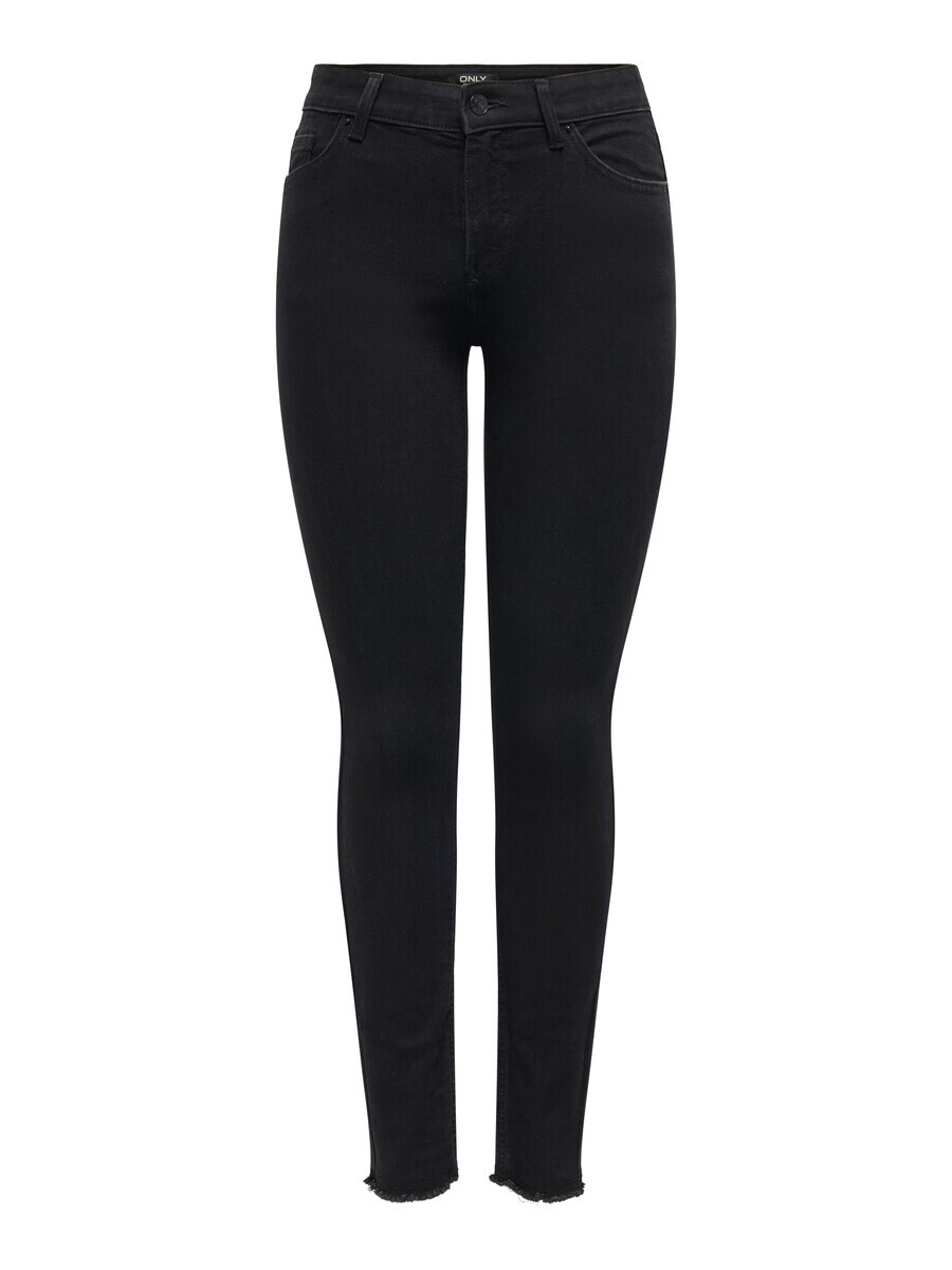 

Джинсы скинни ONLY Skinny Jeans ONLHUSH, черный деним