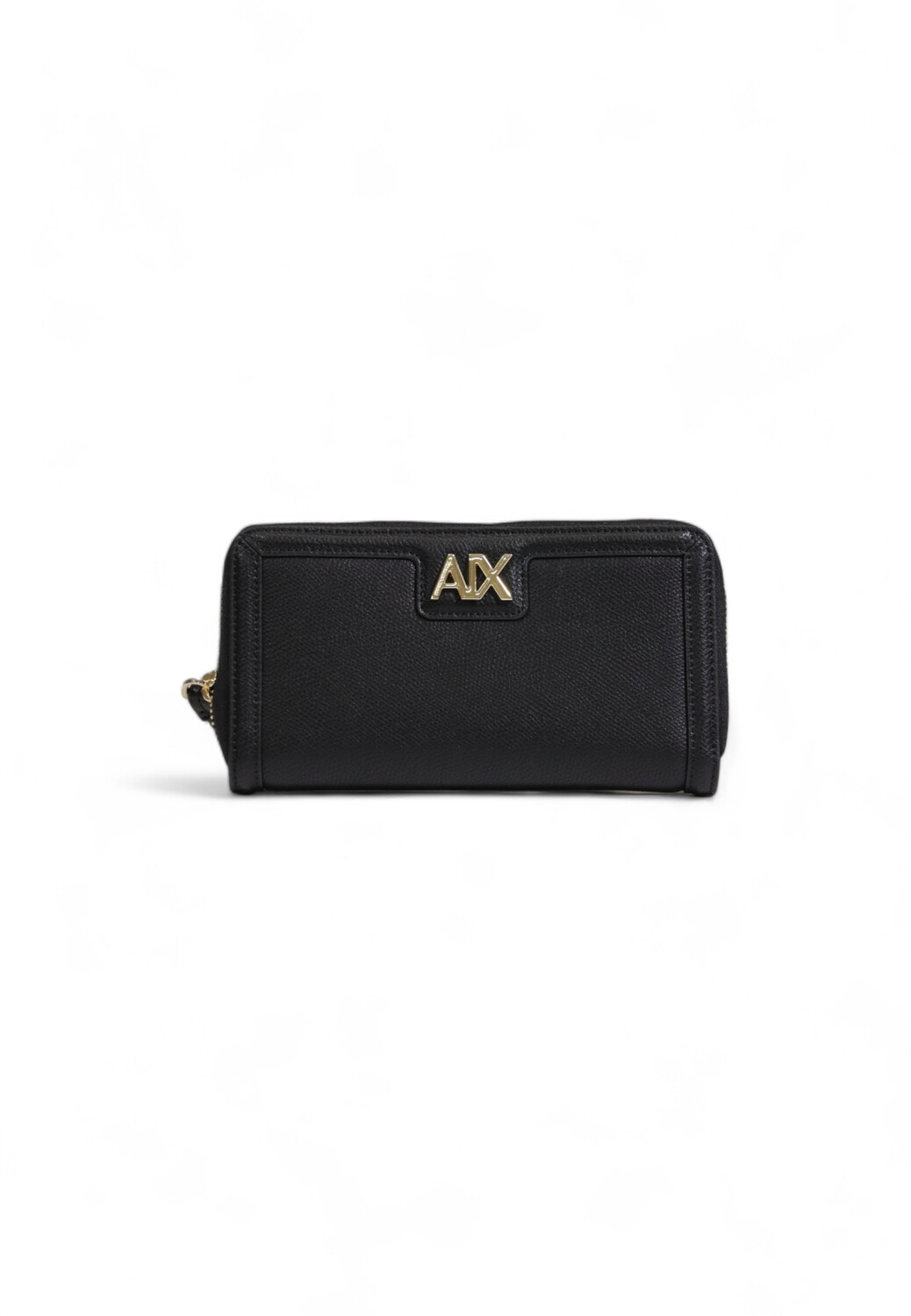 

Кошелек женский Armani Exchange с пряжкой на молнии, черный