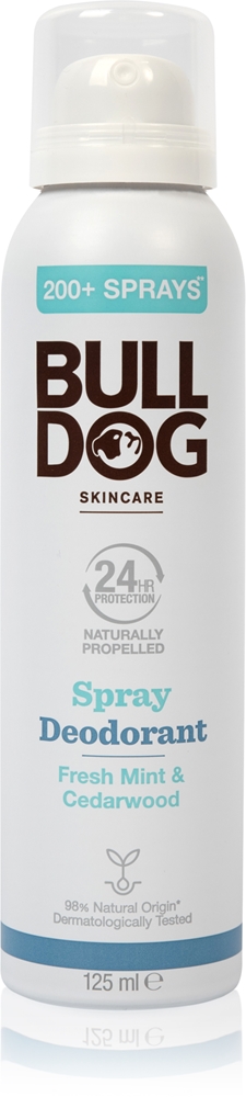 

Дезодорант-Спрей «Свежая мята и кедр» без алюминия Bulldog, 125 мл