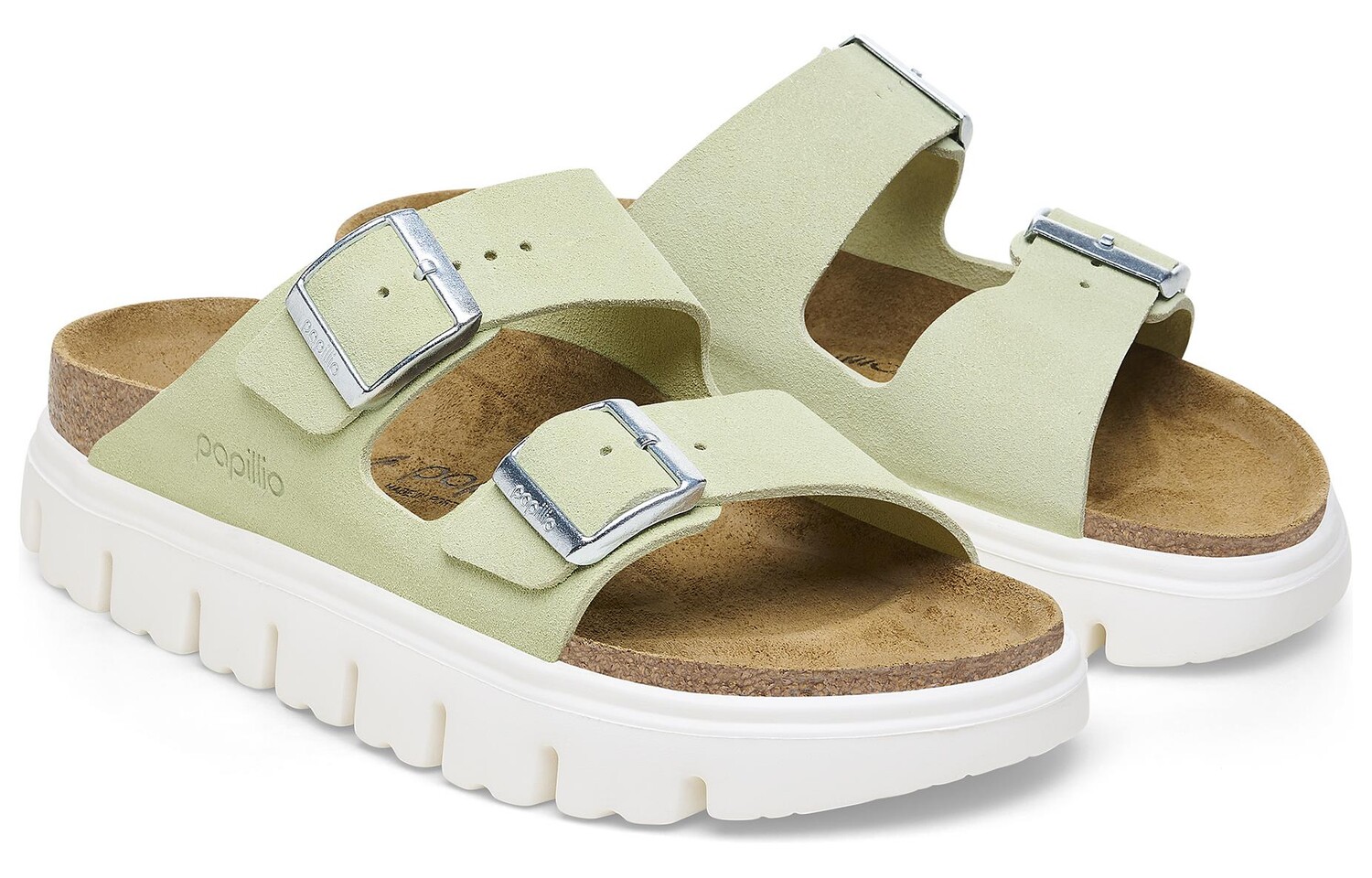 Вьетнамки Birkenstock Женские, Light Green — фото 3