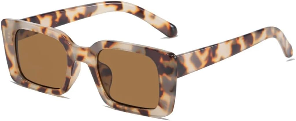 

Солнцезащитные очки с защитой UV400 | Маленькая оправа, линзы конфетного цвета | Для женщин и мужчин, для занятий спортом на открытом воздухе и вождения DSVIGF, Flower Brown