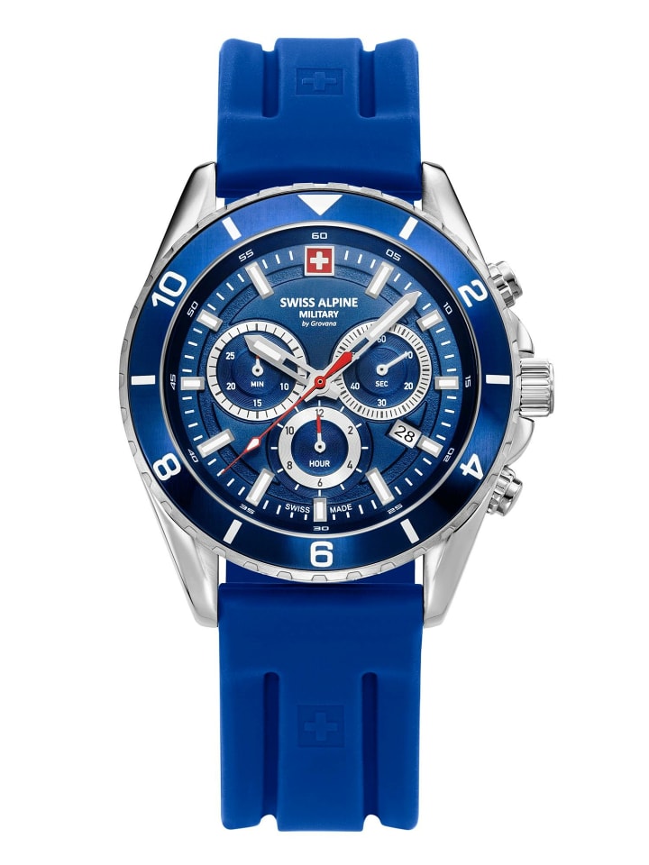 

Swiss Alpine Military by Grovana Мужские аналоговые часы серебристого цвета