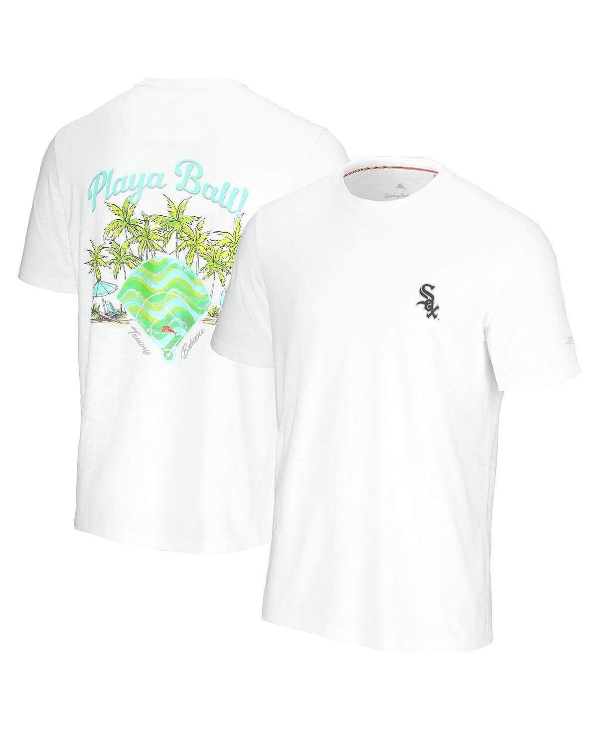 

Мужская белая футболка Chicago White Sox Playa Ball Tommy Bahama